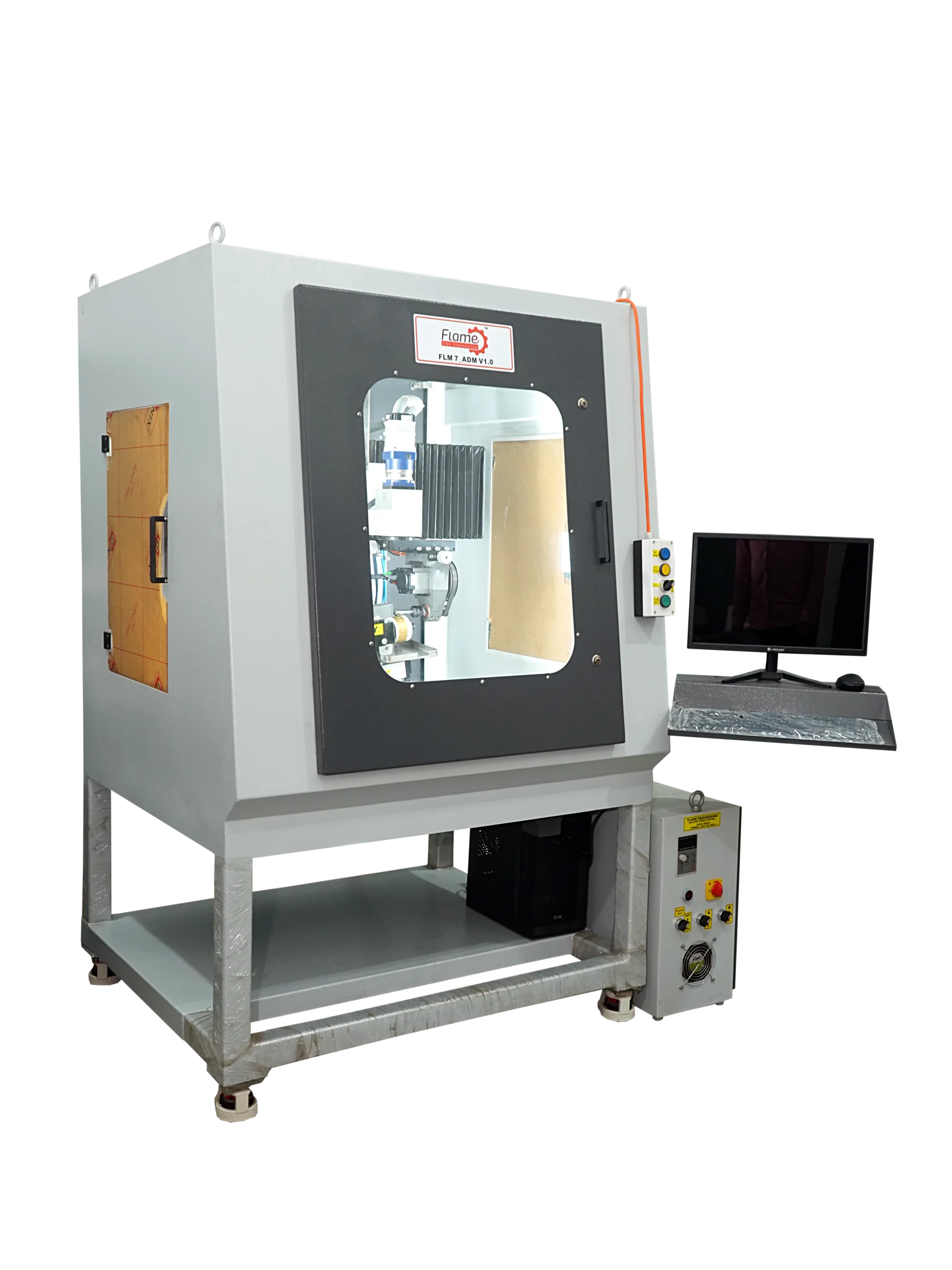 Flame enginerring machine