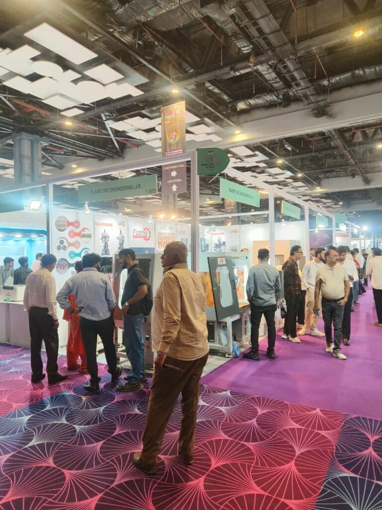 Flame CNC Engineering LLP team at DJGF 2026 Delhi